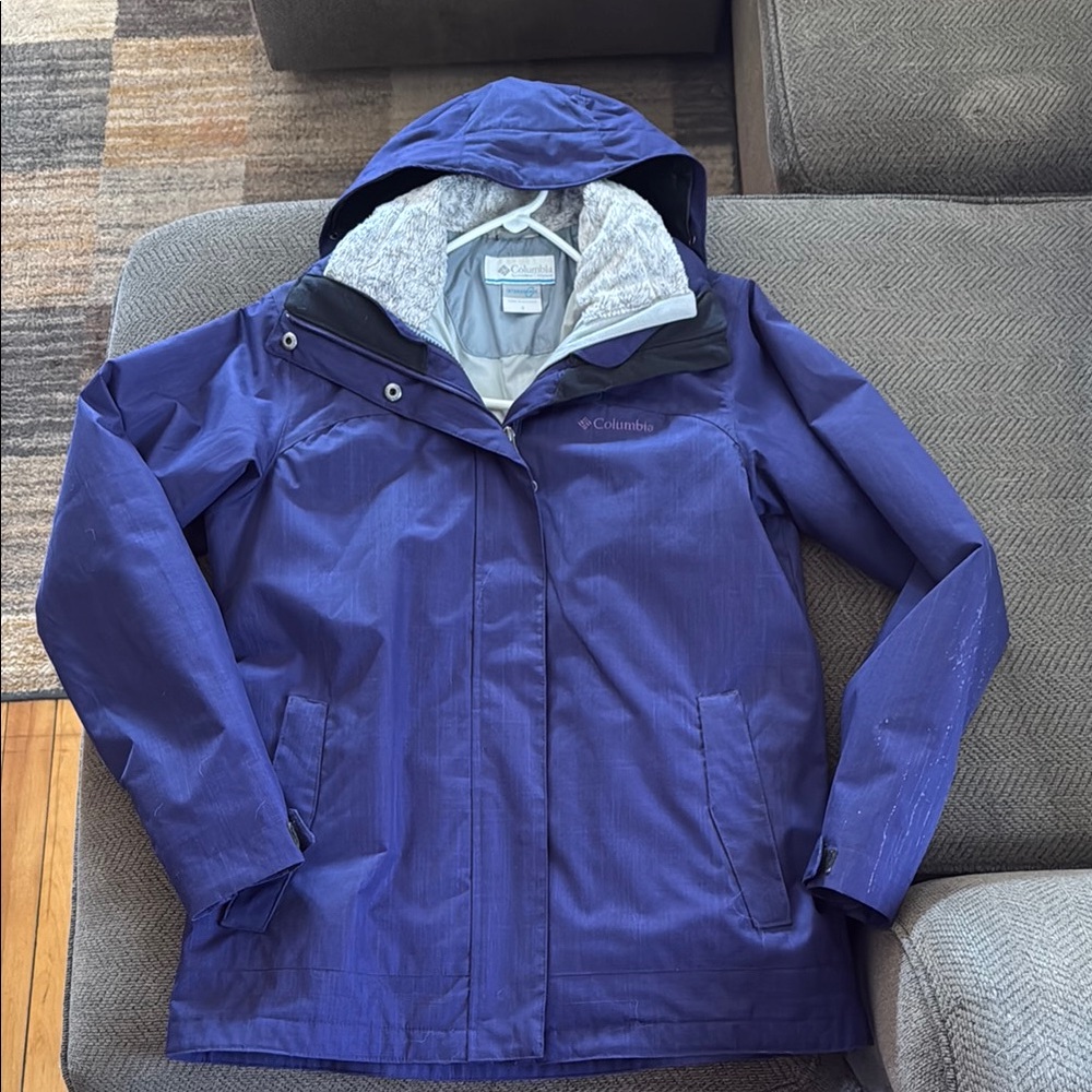 Columbia Purple Hooded Jacket